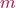 m